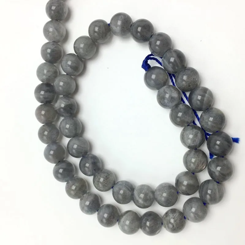 

Wholesale Natural Stone 5A Grade Blue Labradorite Round Loose Beads 15" Strand 4 6 8 10 12MM Pick Size For Jewelry