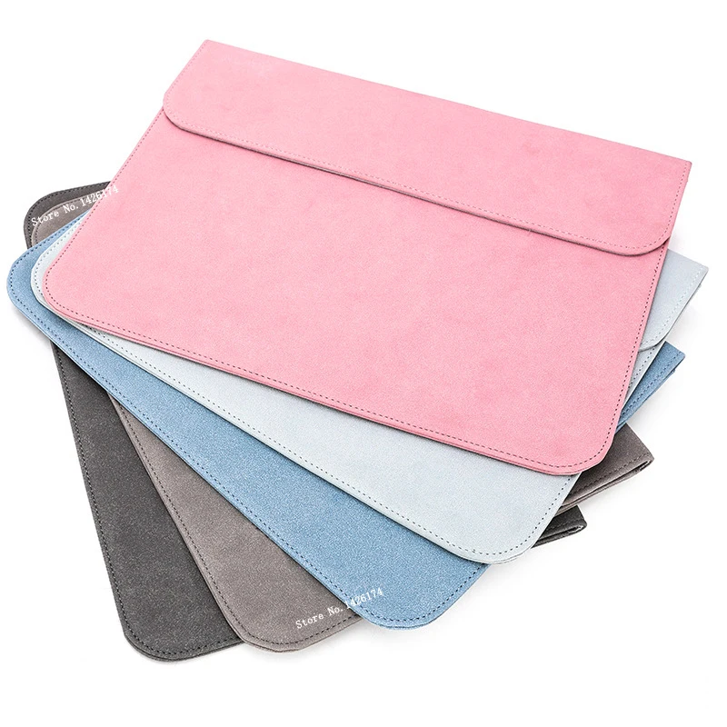 pu laptop sleeve bag case for macbook air pro 13 a2179 a2289 a2337 a2338 for lenovo xiaomi 12 13 14 15 inch women men cover free global shipping