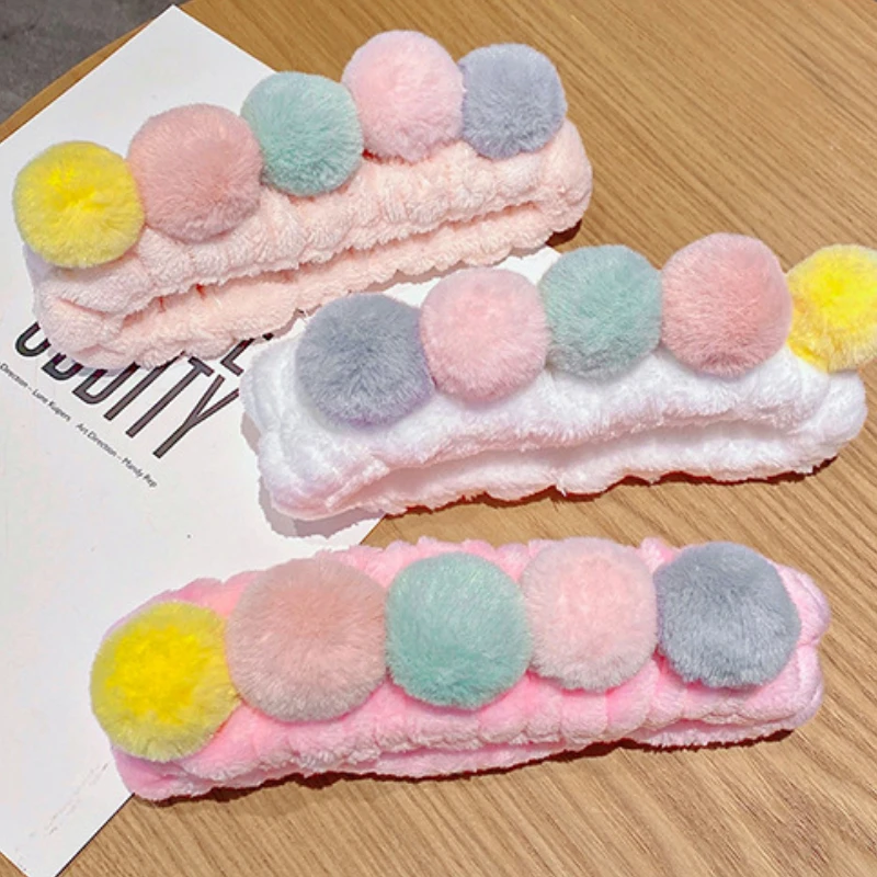 

Coral Fleece Elastic Headband For Washing Face OMG Knot Bow Makeup Hairbands Women Hair Accessories Girls Soft Warm Hair Band