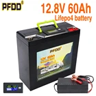 Аккумулятор lifepo4 12,8 в 60 А  ч с BMS 12 в 60 А  ч, аккумулятор для бытовой техники go cart UPS, инвертор для гольф-Кара с зарядным устройством