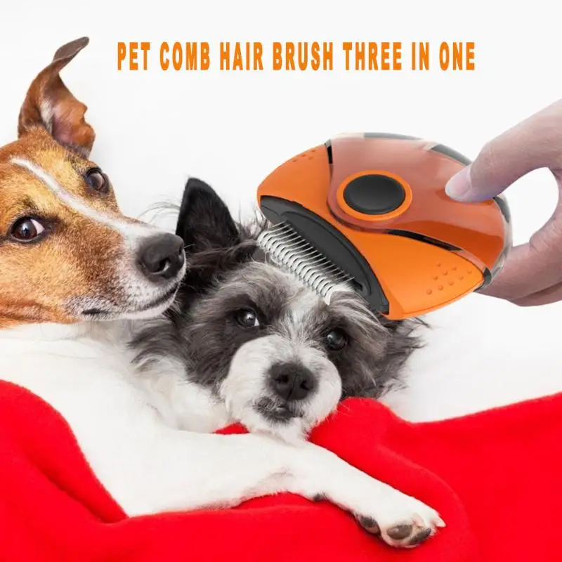 Прямая поставка расческа для выпадения волос домашних животных щетка собак