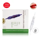 Biomaser Revolution тату иглы 11U Перманентный макияж картридж иголки для бровей губ Макияж подходит тату машина BMX иглы