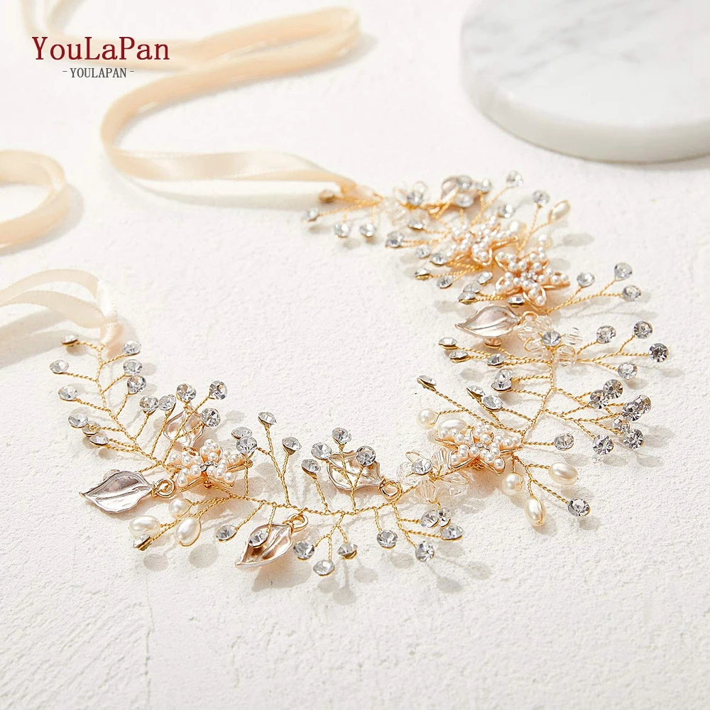 Свадебный пояс TOPQUEEN SH235 с кристаллами свадебный для невесты свадебные аксессуары