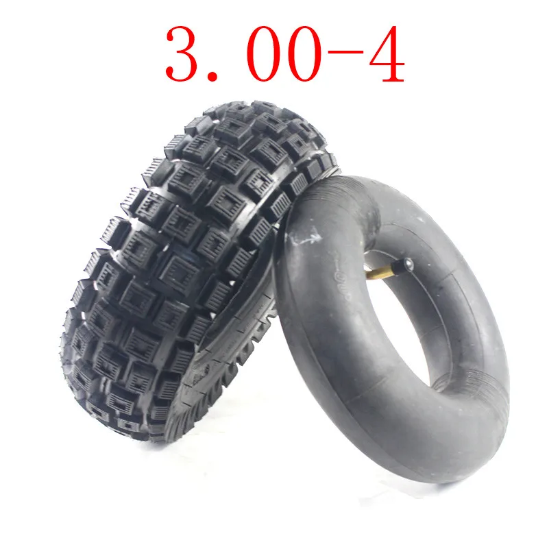 inner and outer tire Высокое качество Электрический бензиновый скутер с 11-дюймовый покрышка 300-4 шины otr 3,00-4 внутренняя камера колеса - Цвет: inner and outer tire