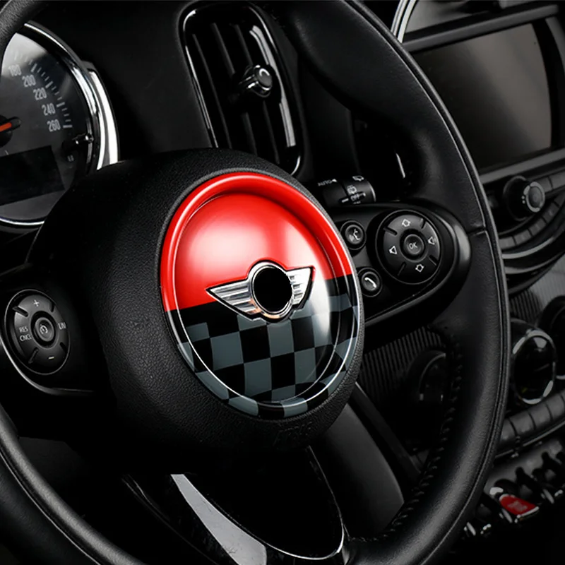 Steering Wheel Center Panel Car Sticker Decal Cover Stickers for MINI COOPERS ONE+ F54 F55 F56 F60 F57 Countryman Clubman | Автомобили и