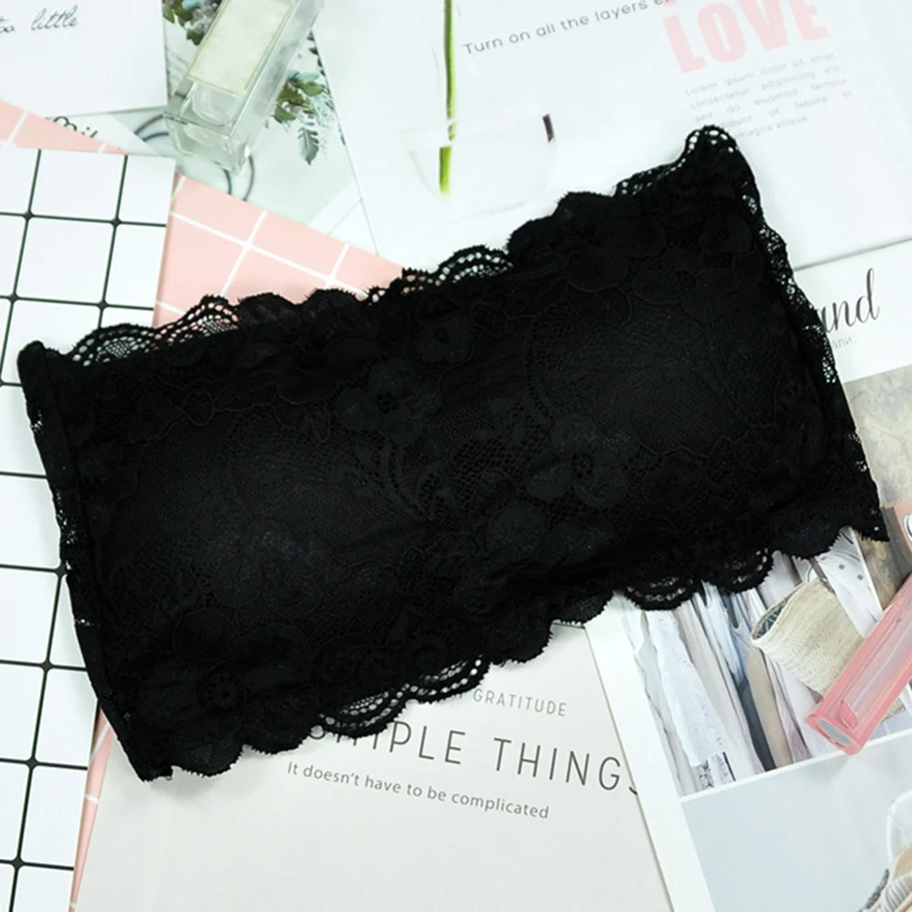 Женское кружевное сексуальное нижнее белье без бретелек кружевной бюстгалтер с