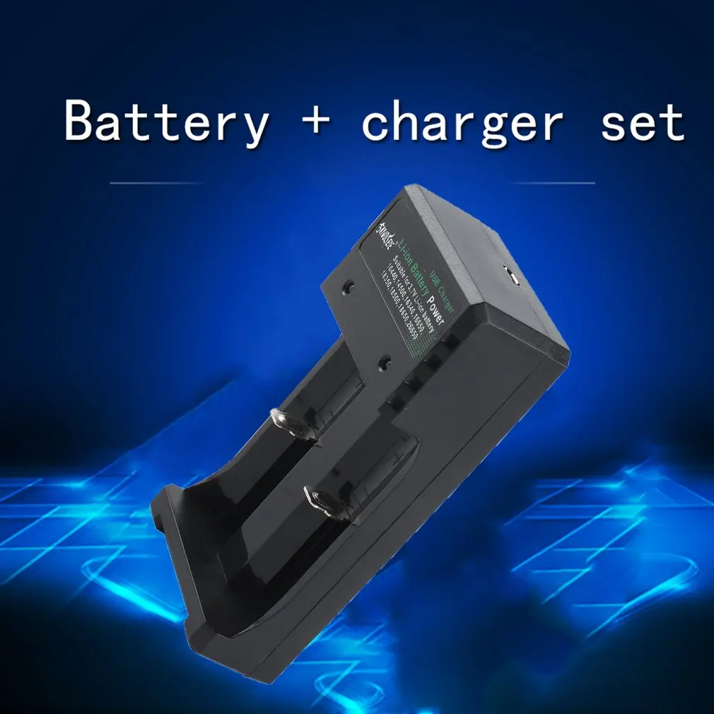 2 шт 26650 батареи 8800mah Li ion 3 7 v аккумуляторная батарея с зарядным устройством для