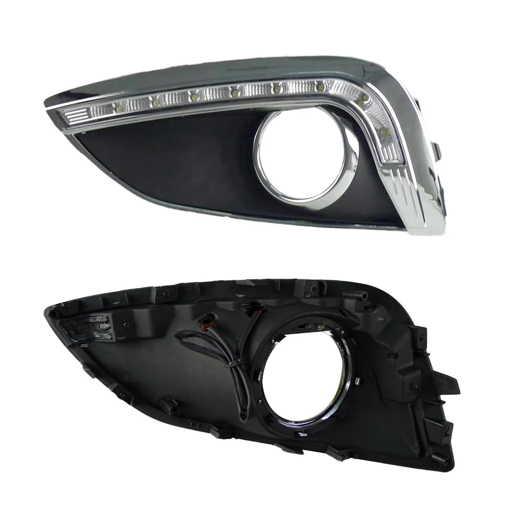 Автомобильные мигающие дневные ходовые огни для Hyundai IX35 2010 2011 2012 2013 светодиодный