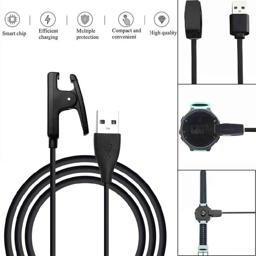 Зажим BEESCLOVER для зарядного USB кабеля Garmin Vivomove HR/подход S20/Forerunner