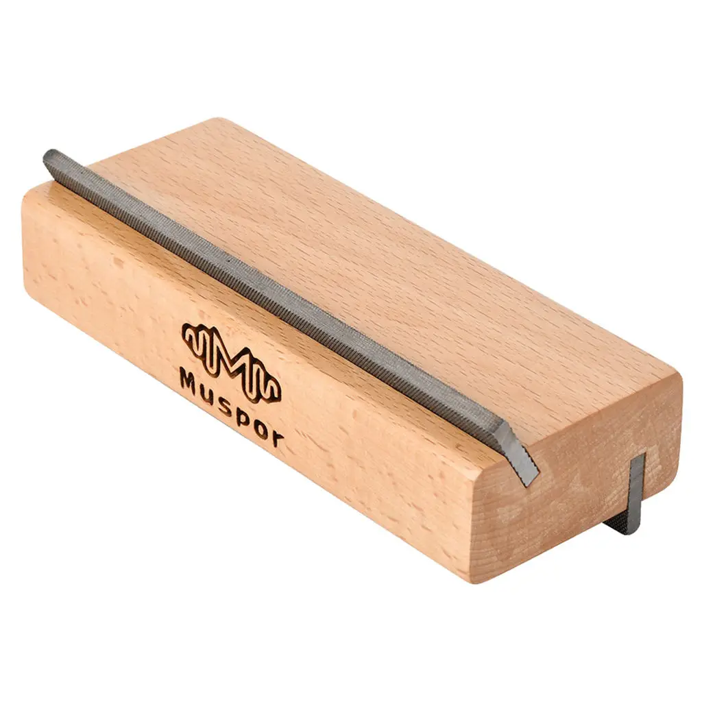 

Wood Guitar Fret Beveling File Fret End Dressing Tool, Luthier File Tool Maintenance Accessory for Guitars 35 and 90 Degree