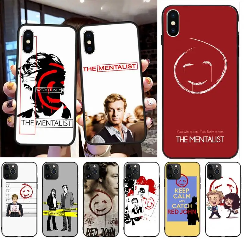 

The Mentalist Red John Simon Baker Soft Phone Case Capa for iPhone 11 pro XS MAX 8 7 6 6S Plus X 5S SE 2020 XR case