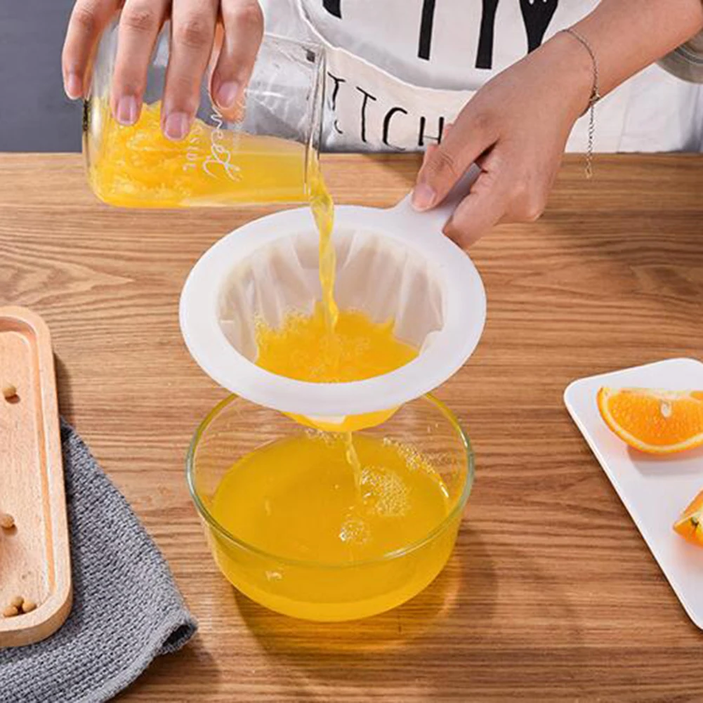 Нейлоновый сетчатый ручной фильтр для кофе чая Листьев сока меда соевого молока