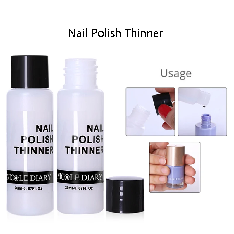 Nail Polish Thinner NICOLE DIARY Series лак для ногтей 6 мл пилинг лак для ногтей чистый цвет ногтей розовый маникюр DIY дизайн лак на водной основе - Цвет: Nail Polish Thinner