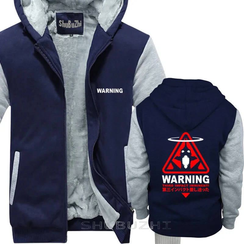 navy grey Evangelion Япония Аниме ТВ серия Толстовка черная Базовая толстовка хлопок Мужская мода Чистый хлопок на заказ Толстая куртка sbz5436 - Цвет: navy grey