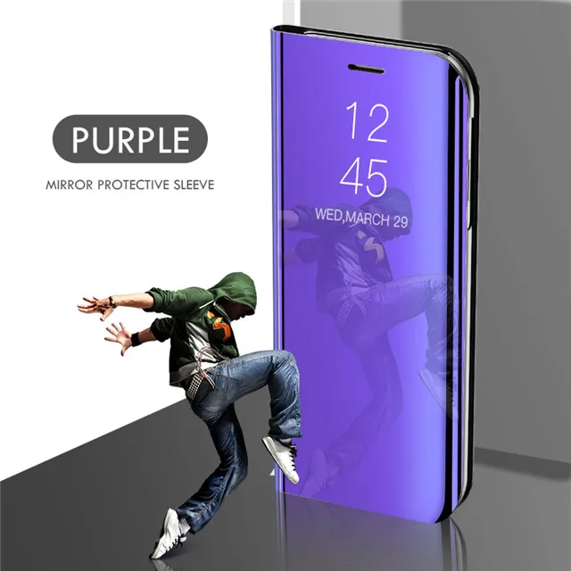 Чехол для huawei y9 2019 y5 y6 prime 2018 y7 pro зеркальный флип-чехол на huavei huawe huawey y 5 6 7 9
