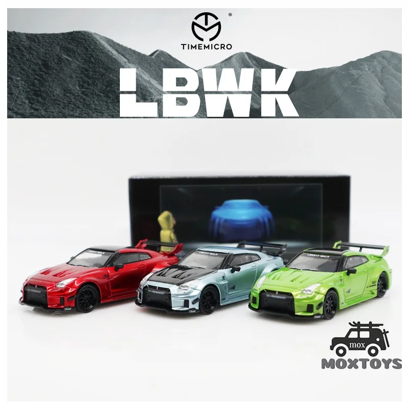 

TimeMicro 1:64 Dream LBWK Nissan GTR R35 LB 3,0 литая модель автомобиля