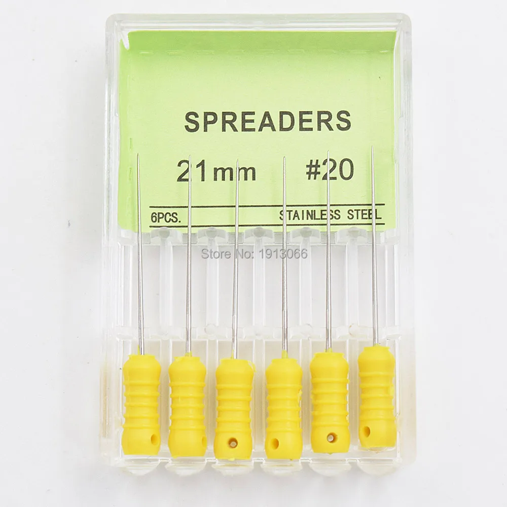 5 коробок зубные Endo из нержавеющей стали конические палец Разбрасыватели Лима