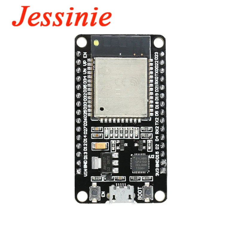 Макетная плата ESP32 ESP-32 ESP-32S двухъядерный процессор Wi-Fi Bluetooth MCU для LuaNode NodeMcu ESP 32S -