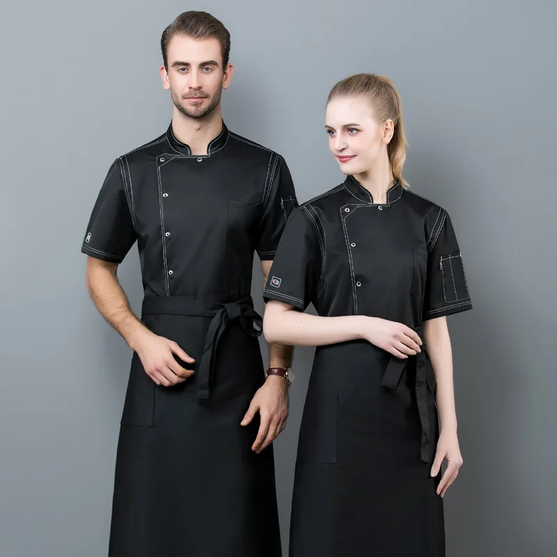 Форма шеф-повара с длинным рукавом для отеля ресторана кухни короткими рукавами