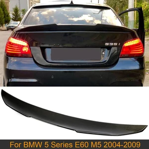 Для E60 M5 Car спойлер заднего багажника, крыла для BMW 5 Series E60 M5 2004-2009, углеродное волокно, Задняя Крышка багажника, спойлер крыла