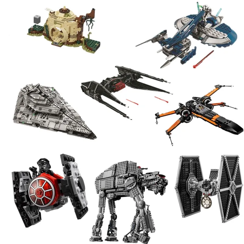 Модель космического корабля Звездные войны строительные кирпичные игрушки для