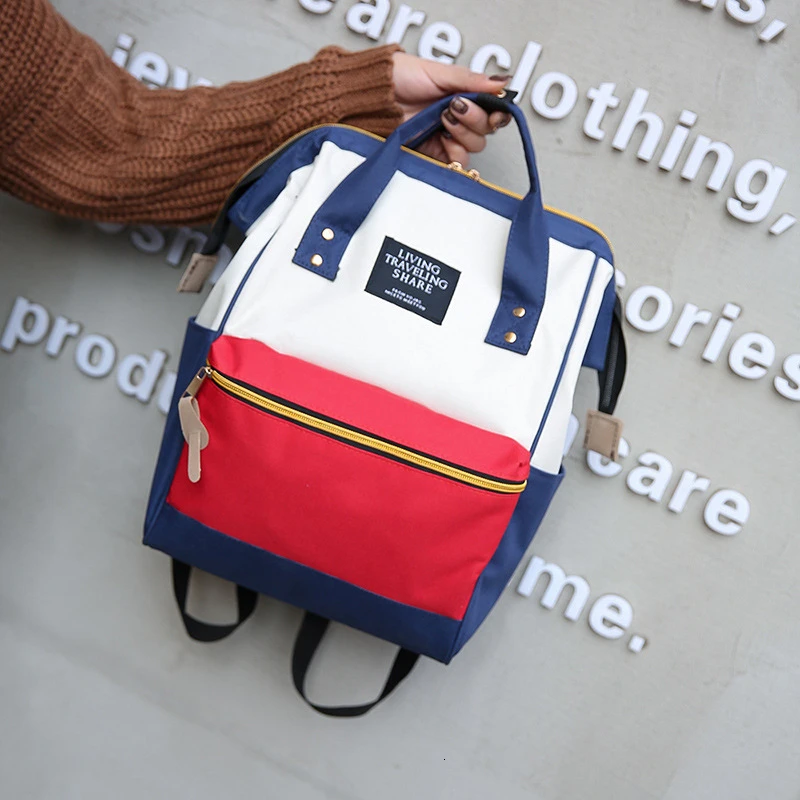 2020 стильные женские Рюкзаки повседневные японские кольца школьная дорожная