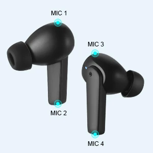 

Ockered 5.2 Bluetooth Headphones With 4-Mic Noise Cancelling CVC 8.0 For Clear Calls AptX Deep Bass 33H IPX7 Wireless Earphones