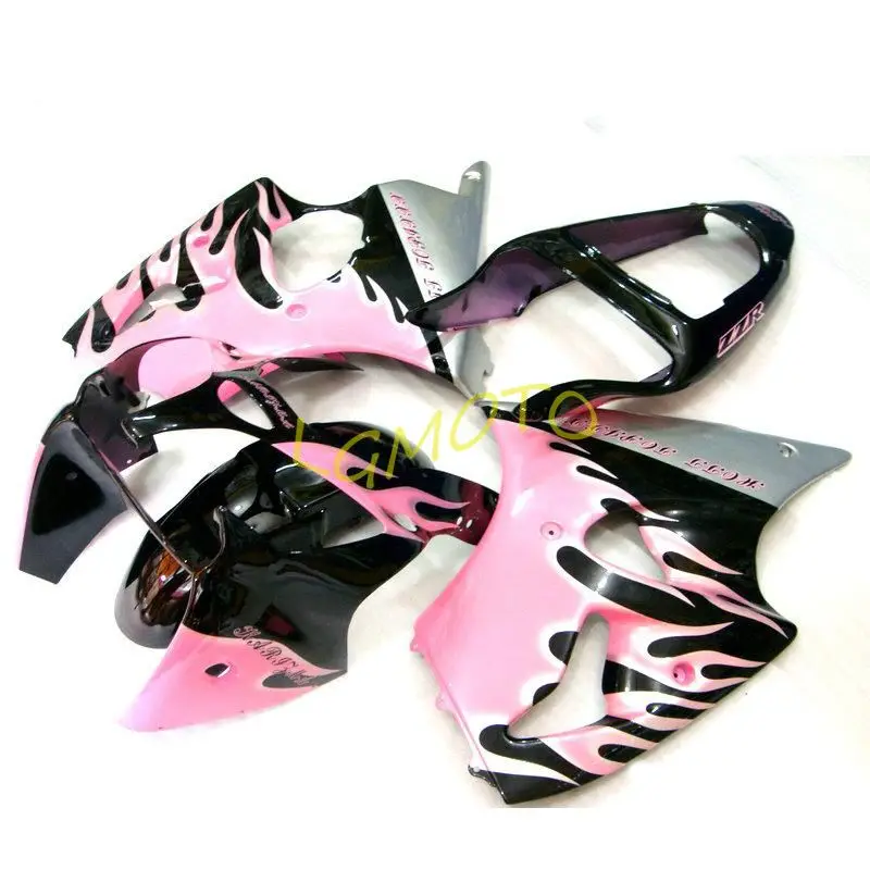 

Обтекатели из АБС-пластика для мотоцикла KAWASAKI Ninja розовые серебряные blk ZX6R 01 00 02 комплекты кузова ZX 6R Кузов для zx6r 2000 2001 2002 подарок