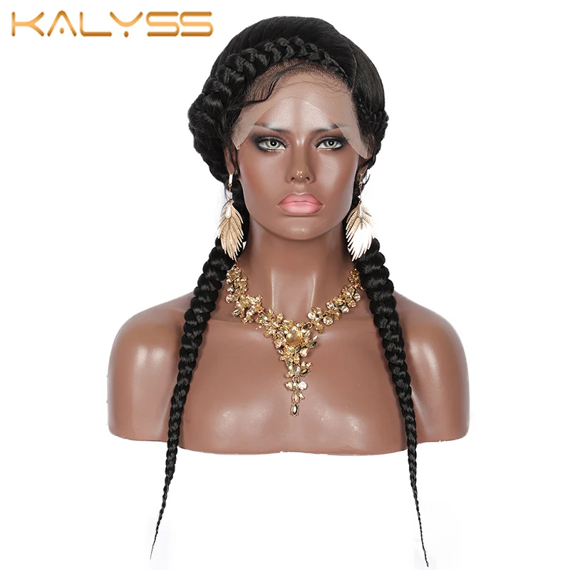 Синтетические швейцарские кружева Kalyss 24 дюйма спереди голландские близнецы