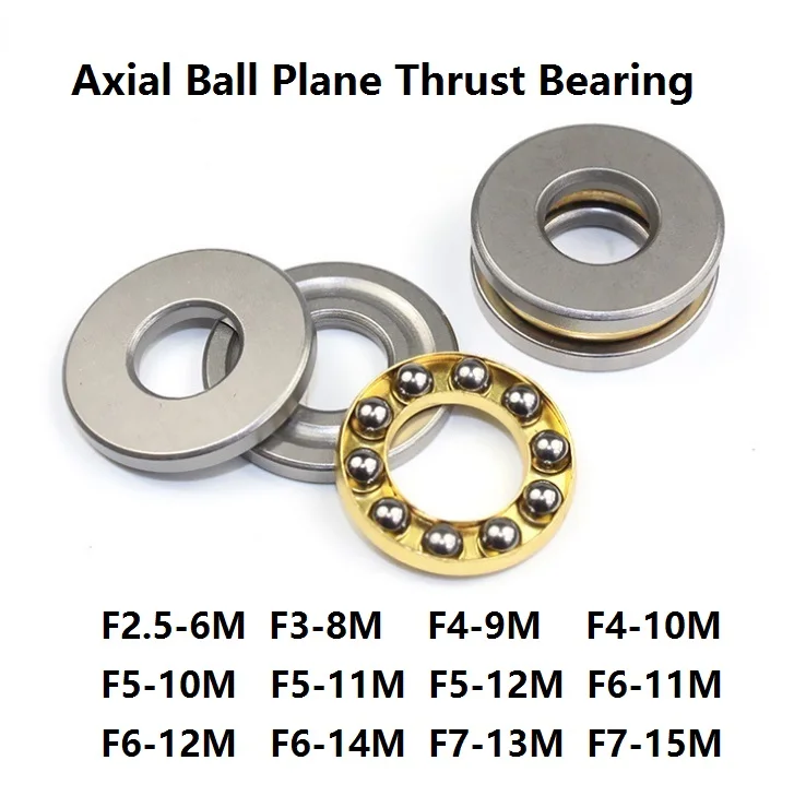 100 шт осевой шар самолет подшипник с наклонным корпусом F2.5 6M F3 8M F4 9M 10M F5 11M 12M F6 14M F7