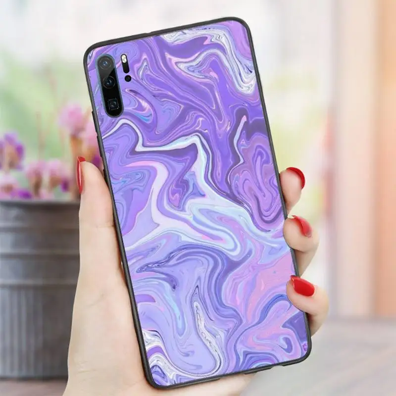 

Colored marble Color pattern Phone Case For Huawei honor Mate P 10 20 30 40 i 9 8 pro x Lite smart 2019 nova 5t