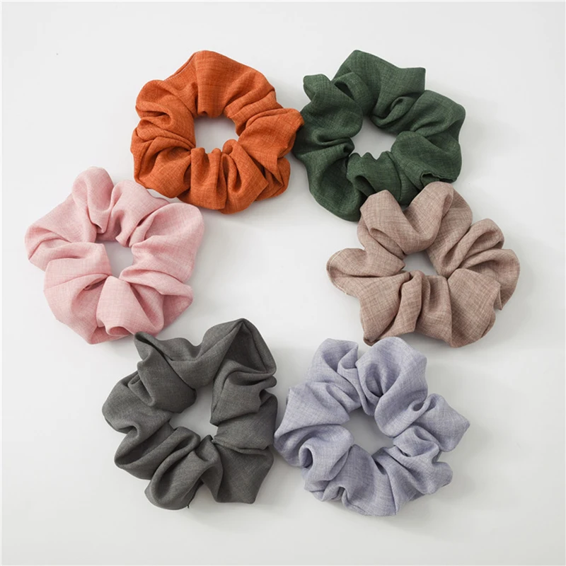 Женские однотонные резинки для волос шифоновые хвоста женские аксессуары волос|