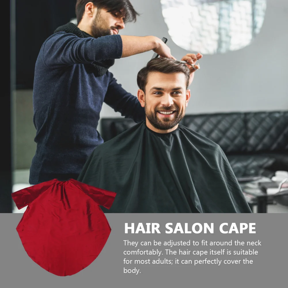 

Barber Haircut Cape Hair Cutting Hairdressing Smock with Sleeves for Home Salon