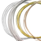 Проволока из серебра 0,3 пробы, металлическая серебряная нить для изготовления ювелирных изделий, ожерелий, браслетов, серег, 925 мм-1 мм