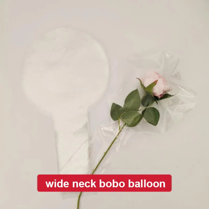 Globos de burbujas transparentes para boda, 20 pulgadas, 7,5 cm, globo transparente, flor de Rosa, decoraci&oacute;n para fiesta de cumplea&ntilde;os, 20 Uds.-4