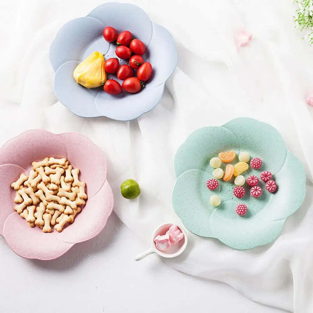 Круглый фруктовый Овощной поднос для гостиной закуски конфеты хранения пищи