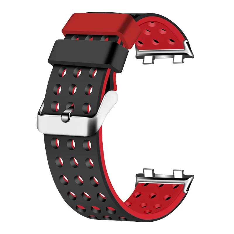 

41mm Silicone Replacement Watch band for oppo watch Sport style two-color breathable wristband for 41mm oppo smart watch