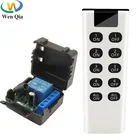 Радиочастотный переключатель, 433 МГц, 12 В постоянного тока, 10 А, 1-канальный пульт дистанционного управления, беспроводной релейный модуль приемника для умного дома, передатчик Вклвыксветодиодный светодиодные лампы