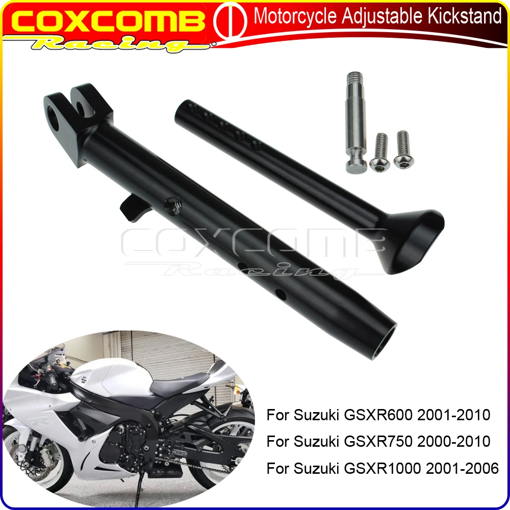 

Для SUZUKI GSXR600 GSXR750 GSXR1000 2000-2010 подставка для парковки мотоцикла CNC подставка боковые стойки регулируемый кронштейн