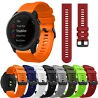 Ремешок спортивный из мягкого силикона для смарт-часов Garmin Forerunner 745Huami Amazfit GTR 47 ммGTR 2 Huawei GT2 46, 22 мм