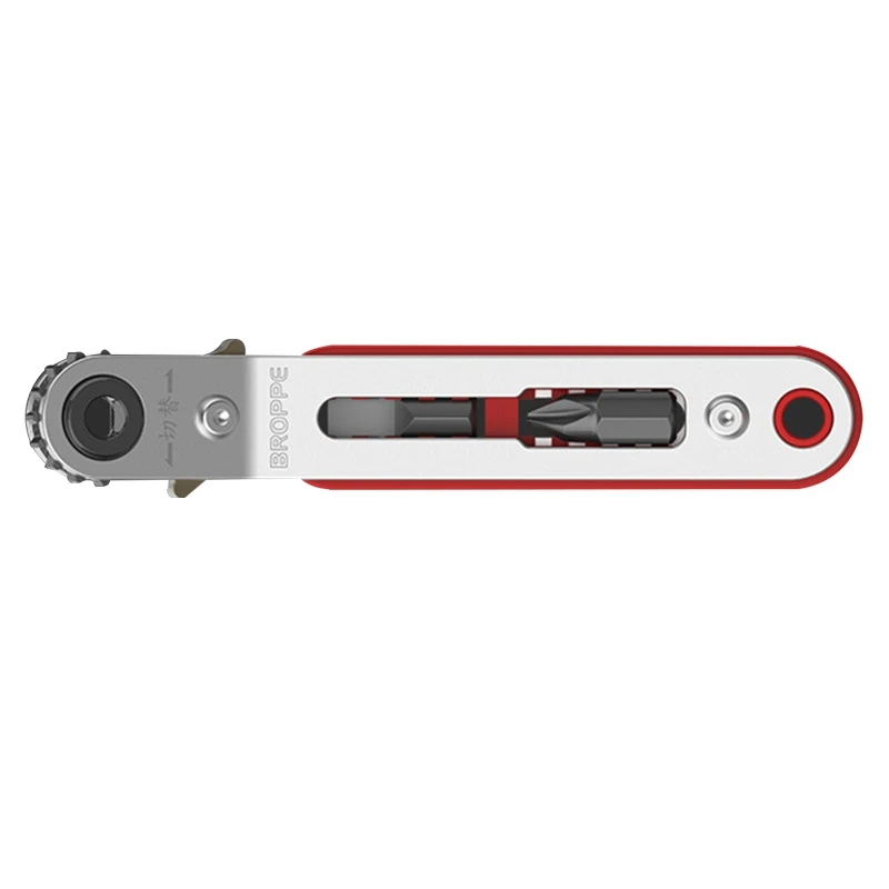

Mini Magnetic Screwdriver Ratchet Wrench Right Angle 1/4" Hex Shank for Narrow Space DIY Hand Tools