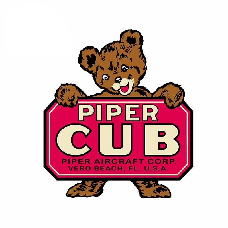 

Автомобильные наклейки Dasdecal 13 см x 11,6 см для Piper Cub, индивидуальные креативные Стикеры для автомобиля, модные наклейки с окклюзией и царапинами, индивидуальная печать, «сделай сам»