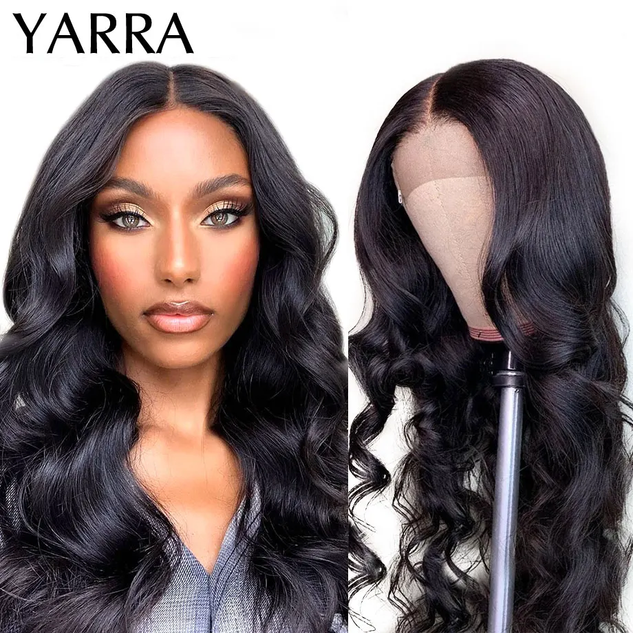 

Бразильские волнистые кружевные передние парики, человеческие волосы 13x4, предварительно выщипанные кружевные передние парики для черных ж...