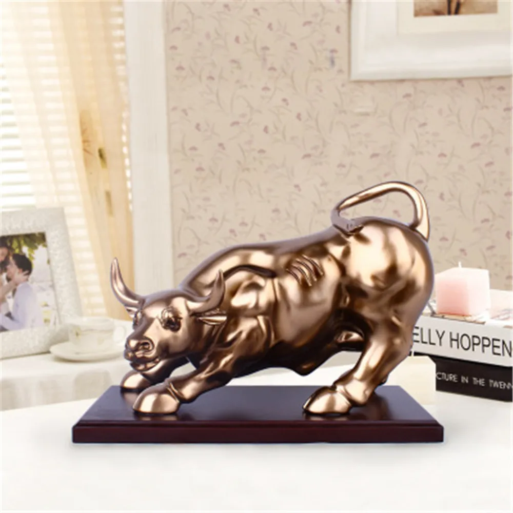 

Animal Model Taurus Crafts Statue Art Desktop Decoration Home Decoration Living Room Bookshelf Bedroom Decoration Housewarming