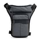 Сумка поясная Мужская, нейлоновая, с откидной ногой, в стиле хип-хоп