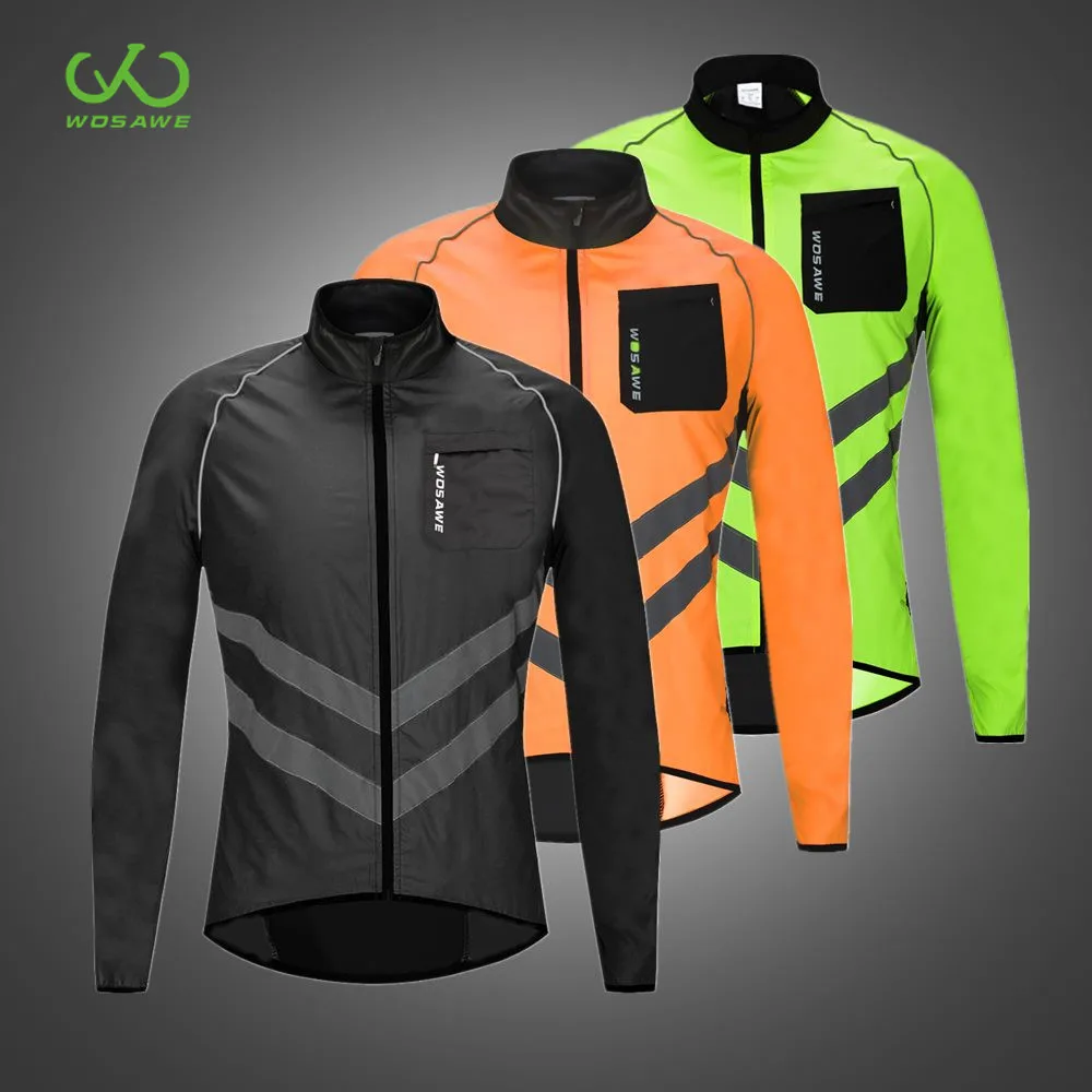 WOSAWE светоотражающий Мотоциклетные Куртки Одежда для мотокросса езды на