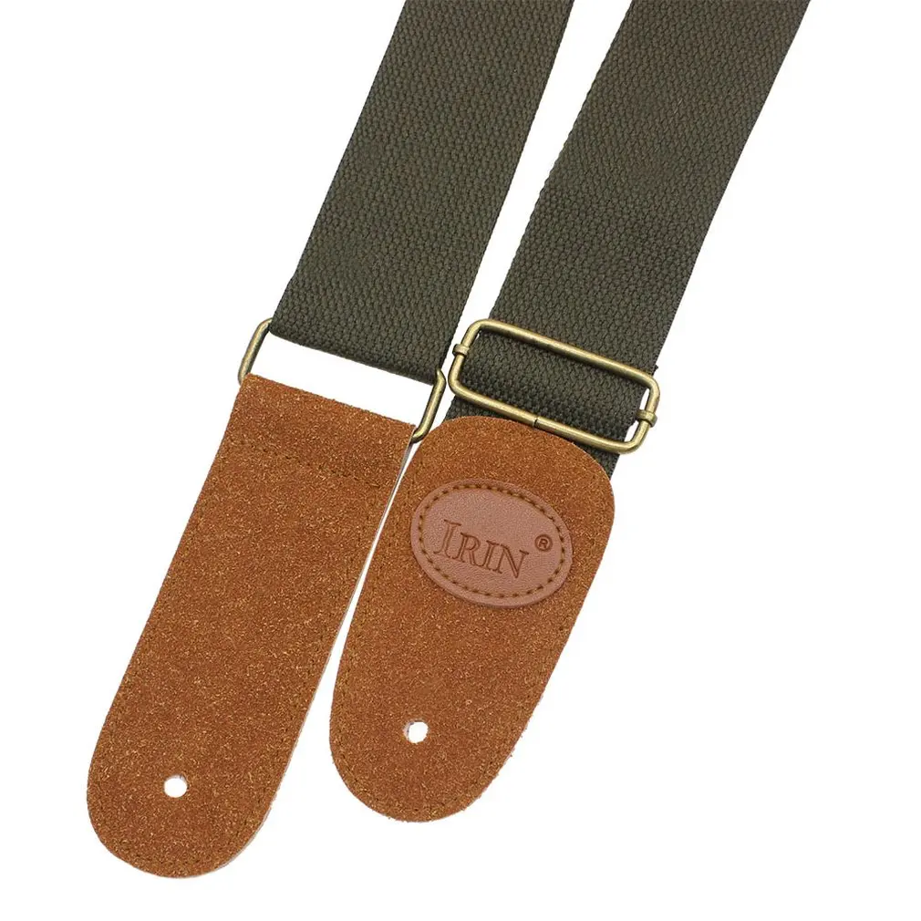 Чистый цвет акустический гитарный ремень армейский зеленый/желтый/черный