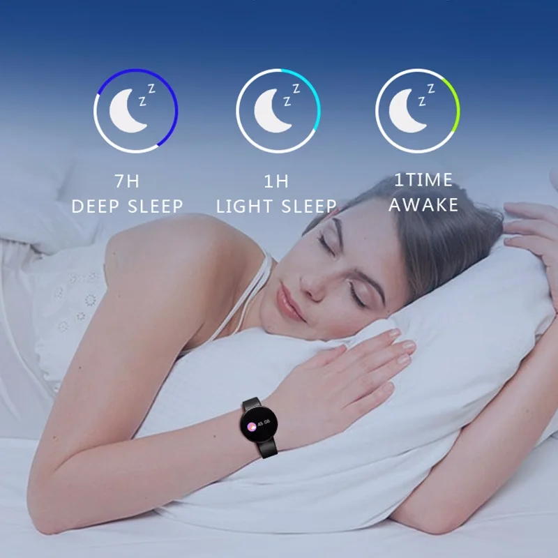 

New Smart Wristband Blood Pressure Heart Rate Tracker Intelligent Sports Bracelet Chronograph Smart Watch Waterproof Bracelet