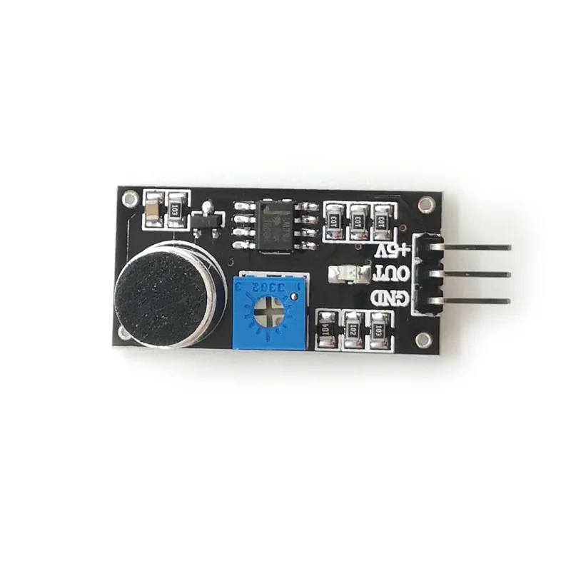 Модуль датчика обнаружения звука LM393 для Arduino Para Som конденсатор Sonido Electret модуль