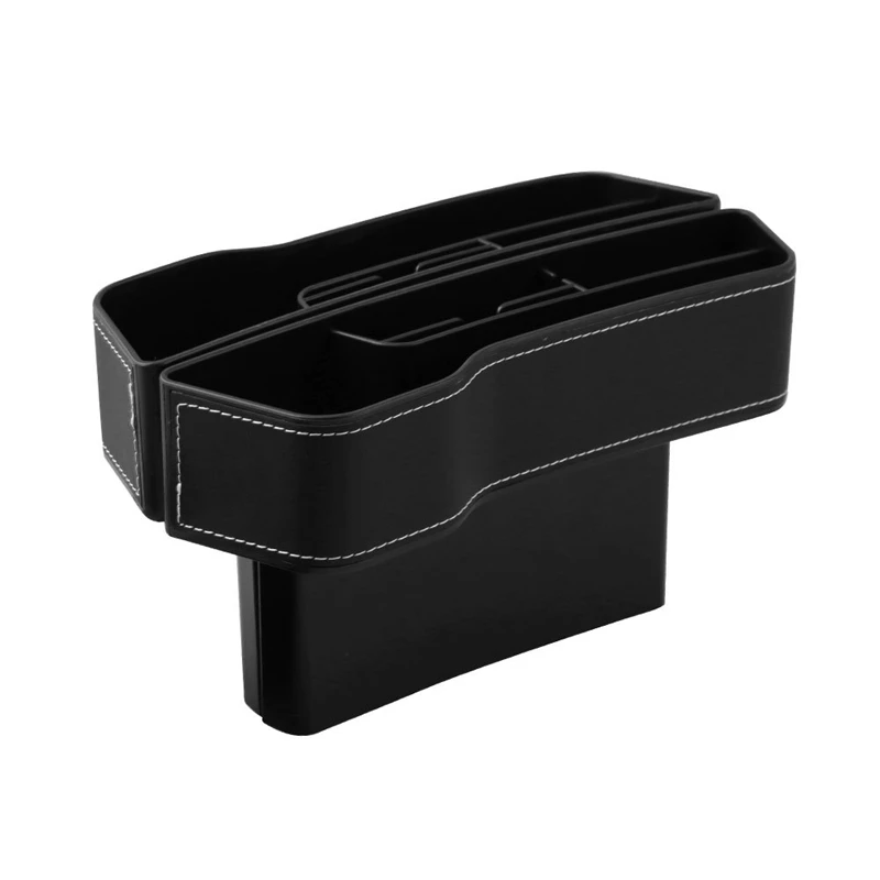 

Car Seat Storage Pockets Box,Leather Console Side Organizer,Auto Seat Space Filler,Front Seat Organizer Stowing Tidying